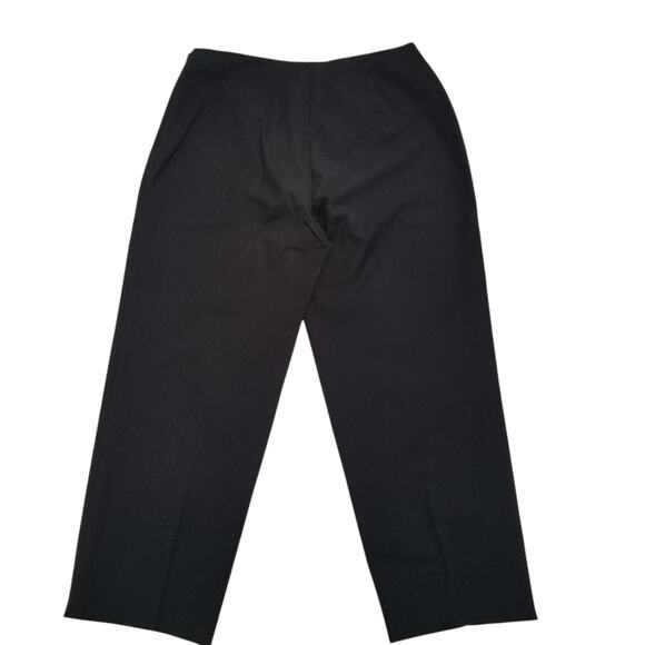 Piazza Sempione Audrey Capri Pants 42 IT Women’s Cotton Black Stretch US 6 - Picture 4 of 9